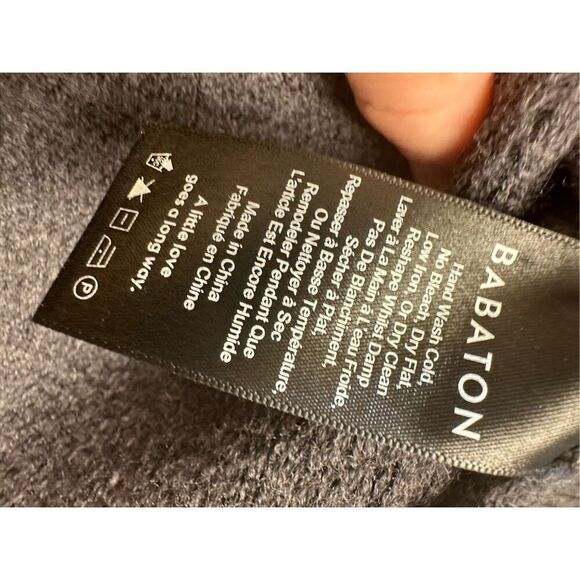 Babaton Aritzia gray 100% wool sweater size L - Picture 3 of 8